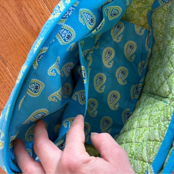 Vera Bradley Quilted Handbag – Retired Bermuda Blue - Picture 4 of 6